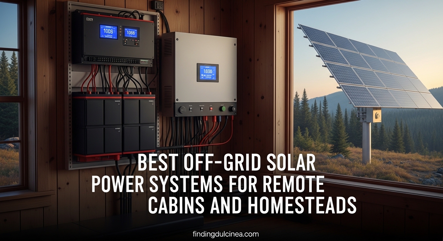 Best Off-Grid Solar Power Systems for Remote Cabins and Homesteads