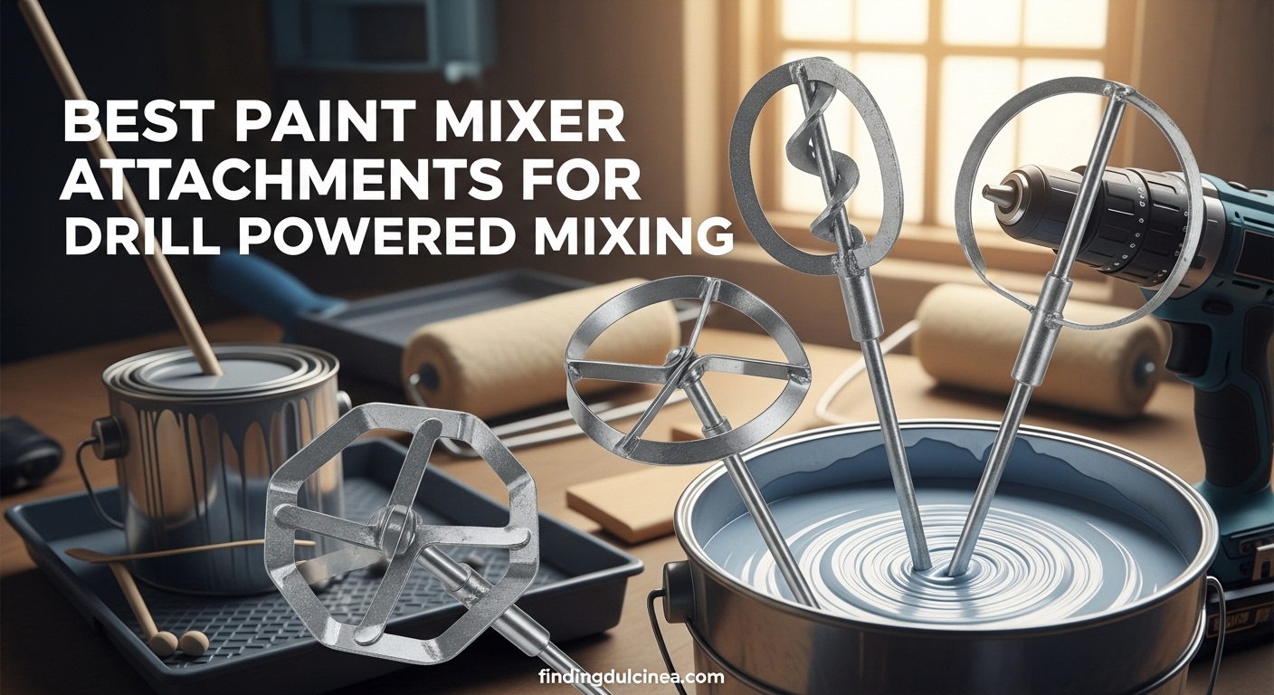 Best Paint Mixer Attachments for Drill-Powered Mixing
