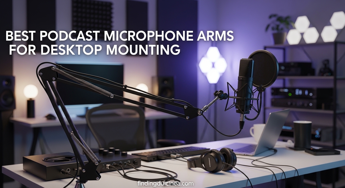 Best Podcast Microphone Arms for Desktop Mounting