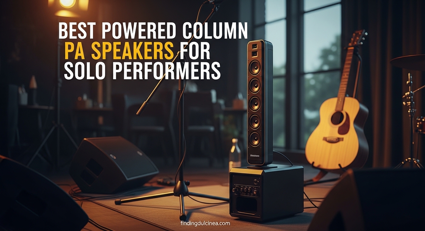 Best Powered Column PA Speakers for Solo Performers
