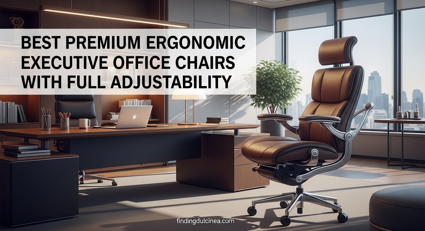 Best Premium Ergonomic Executive Office Chairs with Full Adjustability