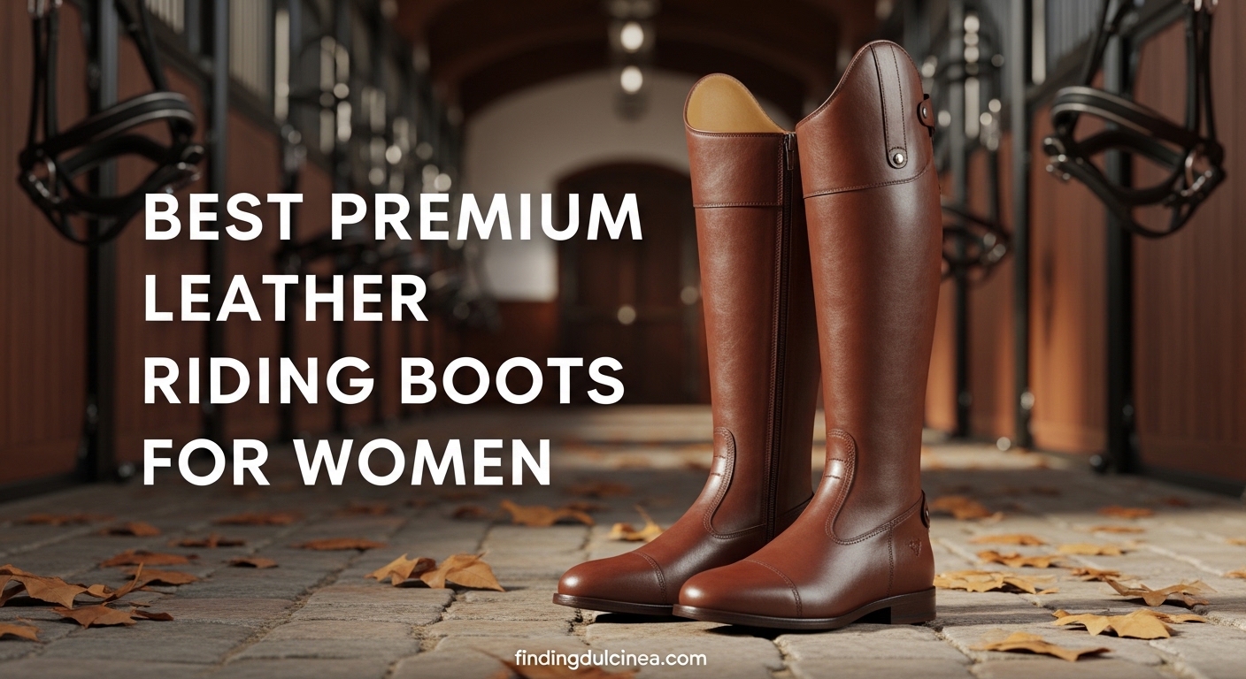 Best Premium Leather Riding Boots for Women