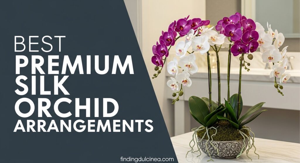 Current image: Best Premium Silk Orchid Arrangements
