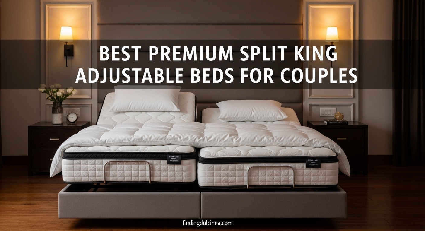 Best Premium Split King Adjustable Beds for Couples