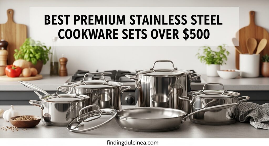 Current image: Best Premium Stainless Steel Cookware Sets Over $500