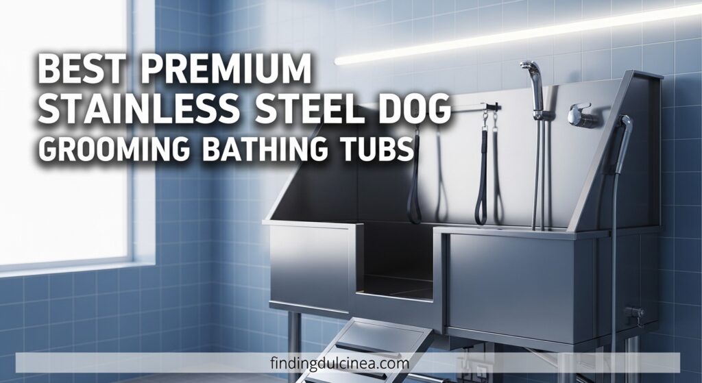 Current image: Best Premium Stainless Steel Dog Grooming Bathing Tubs