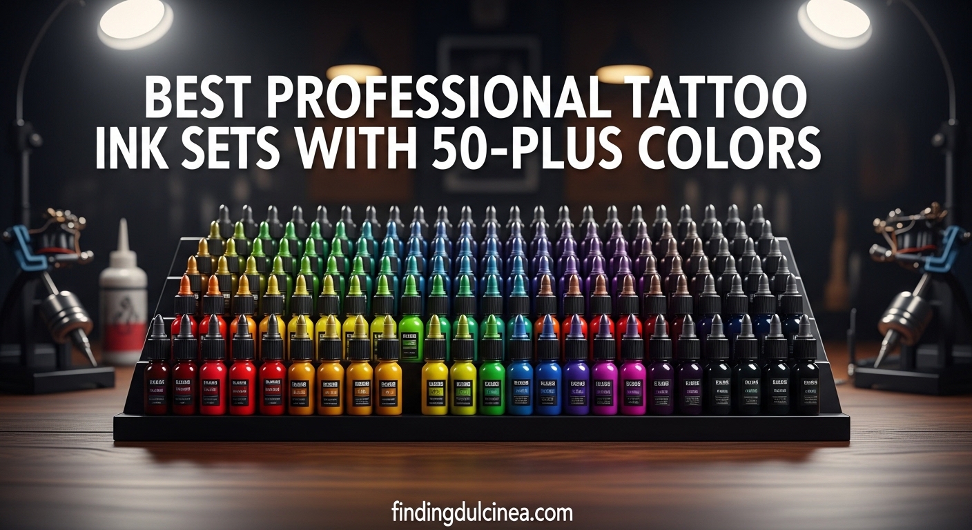 Best Professional Tattoo Ink Sets with 50-Plus Colors