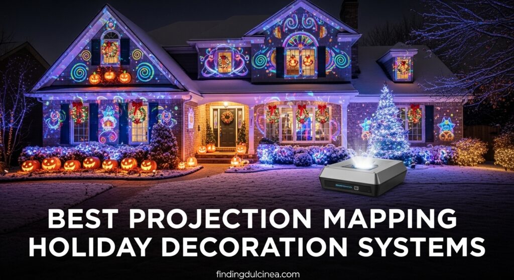 Current image: Best Projection Mapping Holiday Decoration Systems