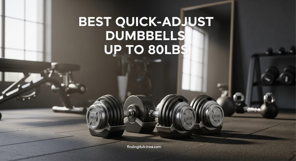 Current image: Best Quick-Adjust Dumbbells up to 80lbs