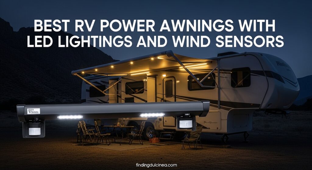 Current image: Best RV Power Awnings with LED Lighting and Wind Sensors