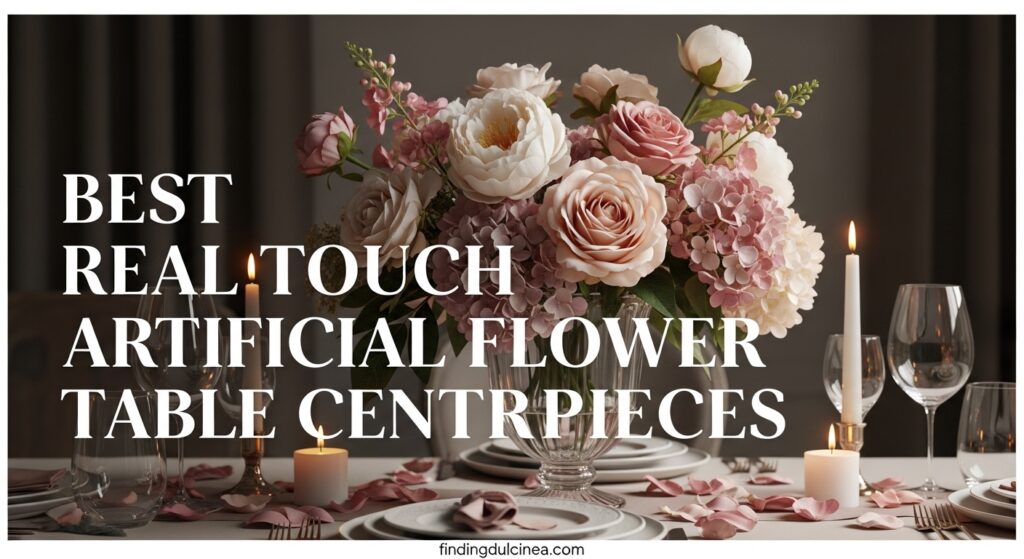 Current image: Best Real Touch Artificial Flower Table Centerpieces