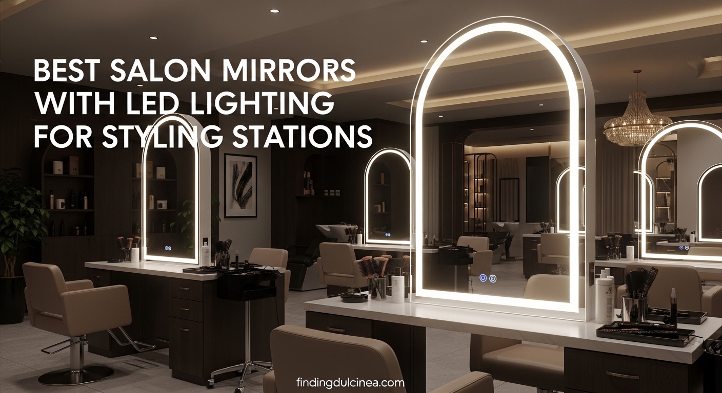 Best Salon Mirrors with LED Lighting for Styling Stations
