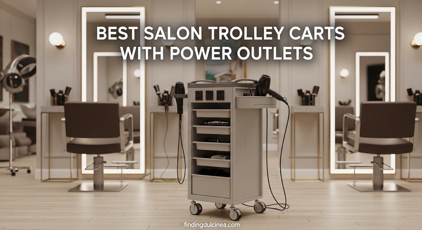 Best Salon Trolley Carts with Power Outlets