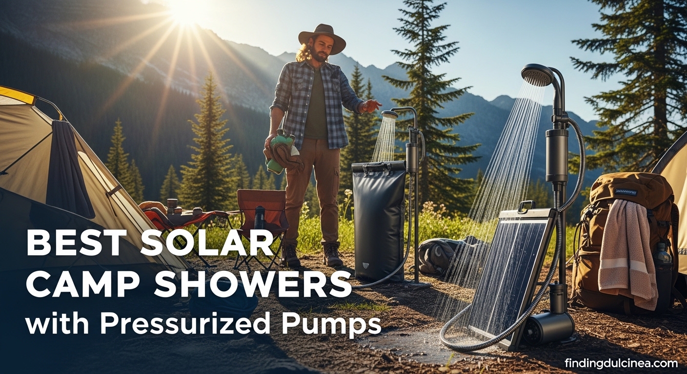 Best Solar Camp Showers with Pressurized Pumps