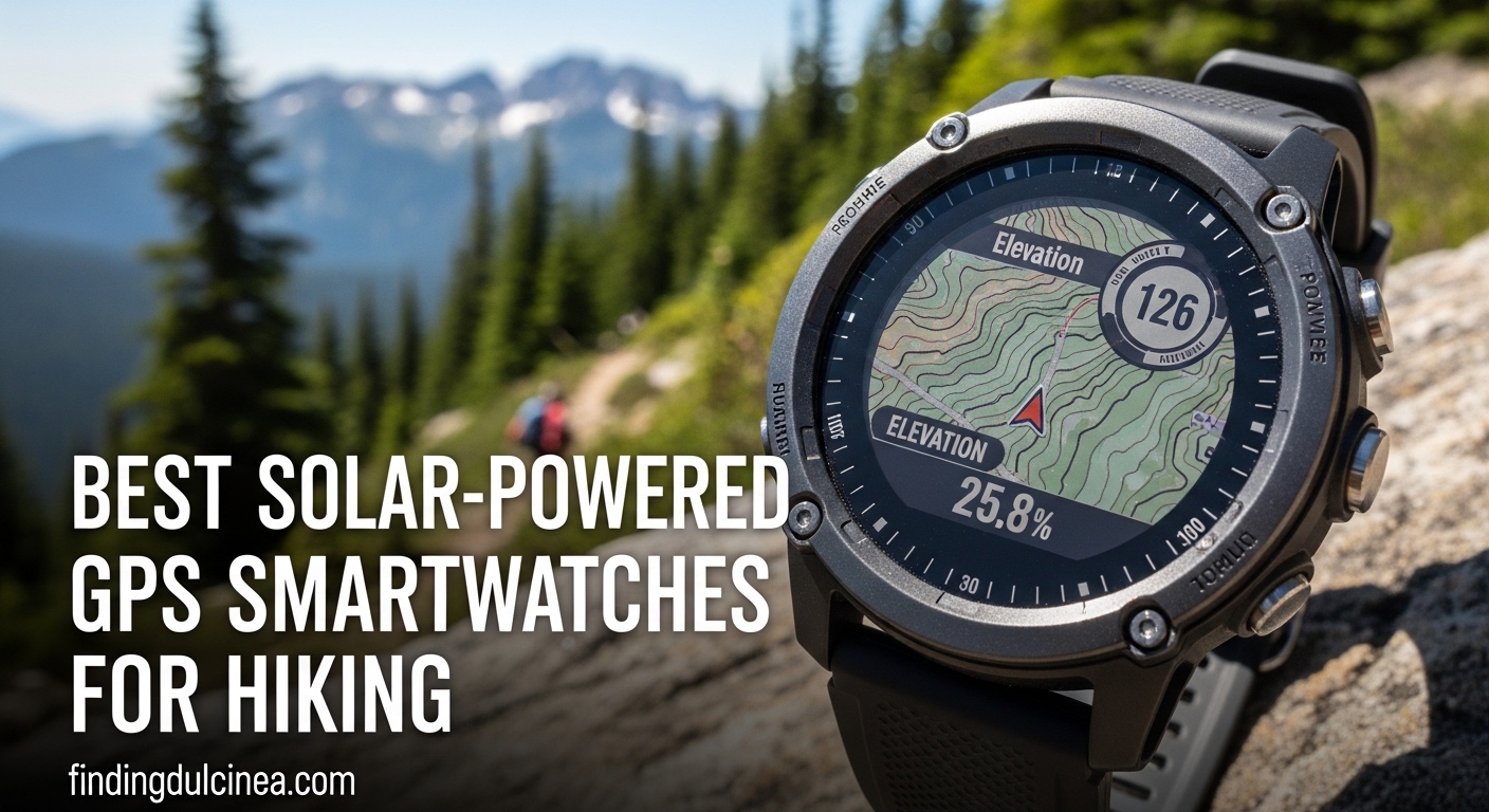 Best Solar-Powered GPS Smartwatches for Hiking