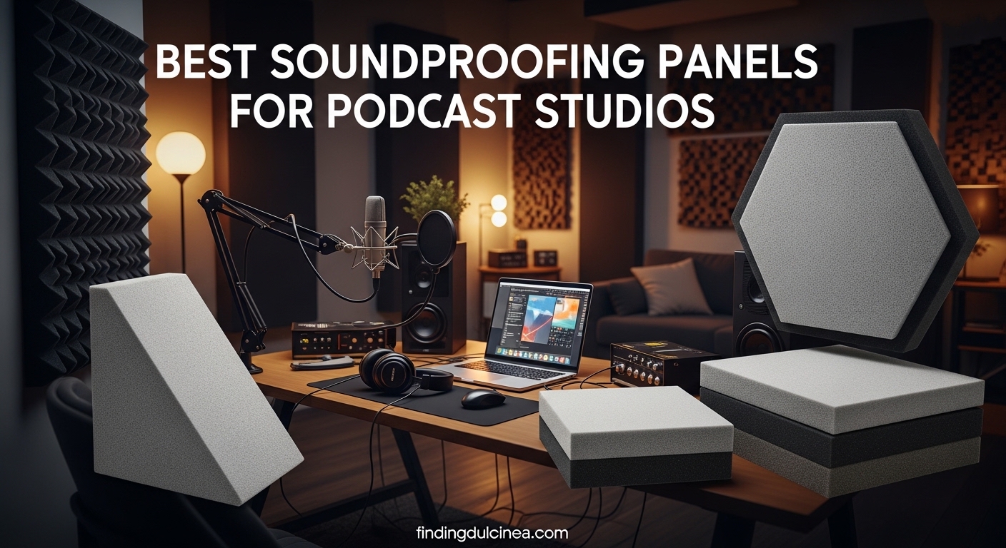 Best Soundproofing Panels for Podcast Studios