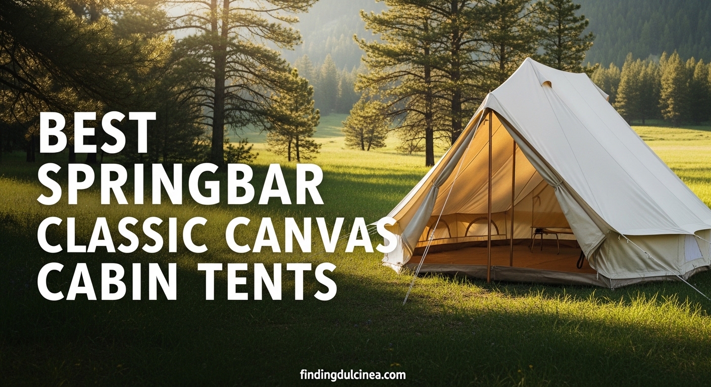 Best Springbar Classic Canvas Cabin Tents