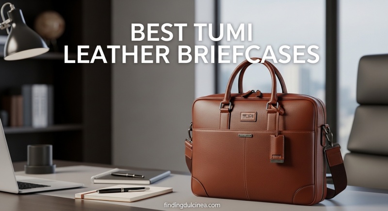 Best TUMI Leather Briefcases