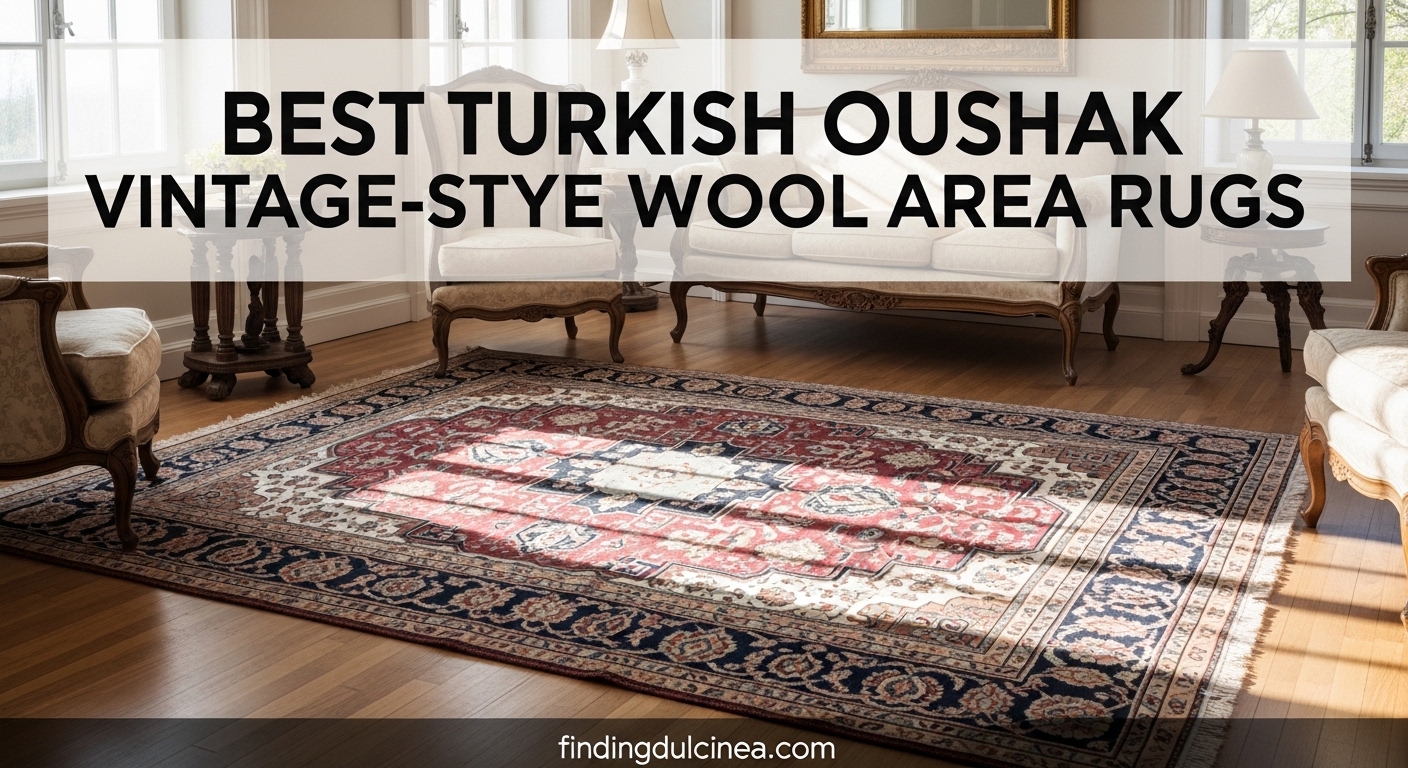Best Turkish Oushak Vintage-Style Wool Area Rugs