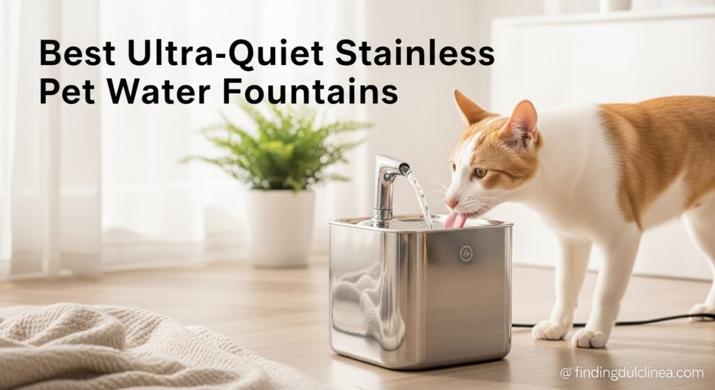 Best Ultra-Quiet Stainless Steel Pet Water Fountains