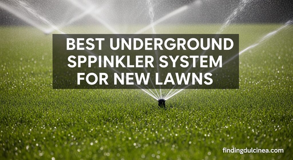 Best Underground Sprinkler Systems for New Lawns