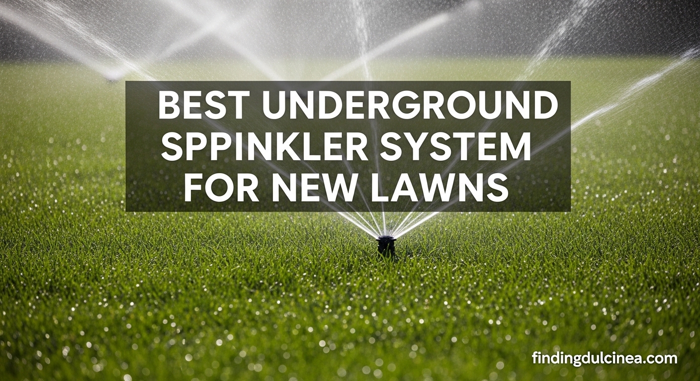 Best Underground Sprinkler Systems for New Lawns