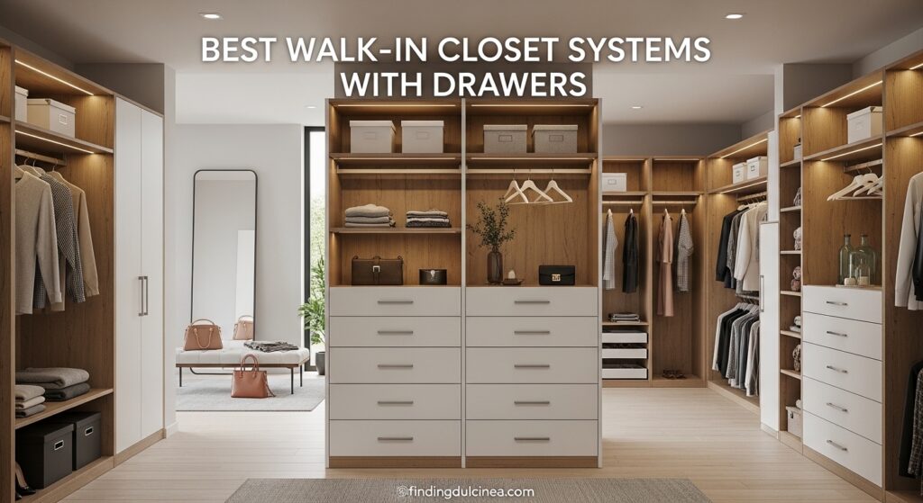 Current image: Best Walk-In Closet Systems with Drawers