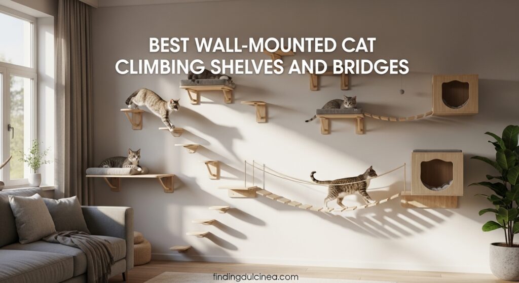 Current image: Best Wall-Mounted Cat Climbing Shelves and Bridges