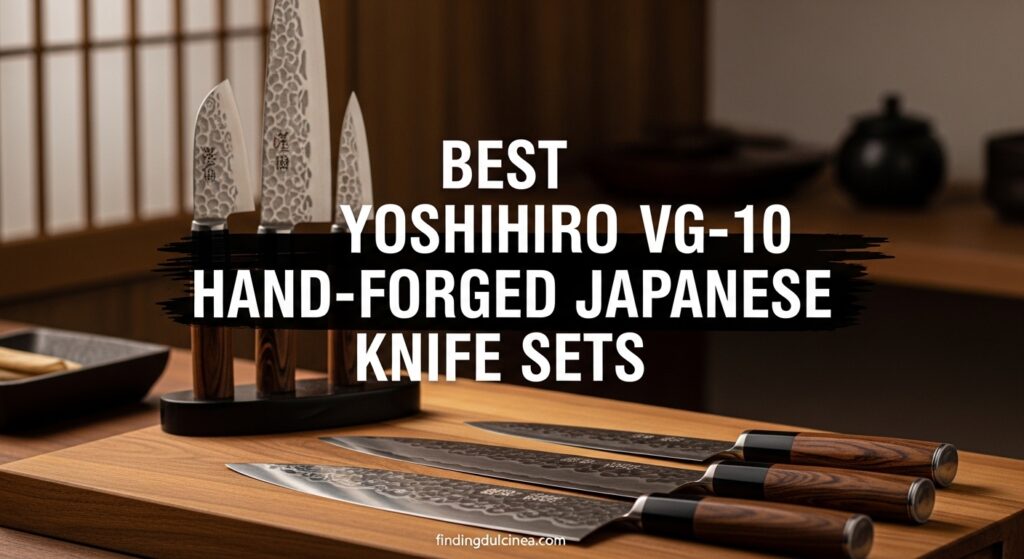 Current image: Best Yoshihiro VG-10 Hand-Forged Japanese Knife Sets