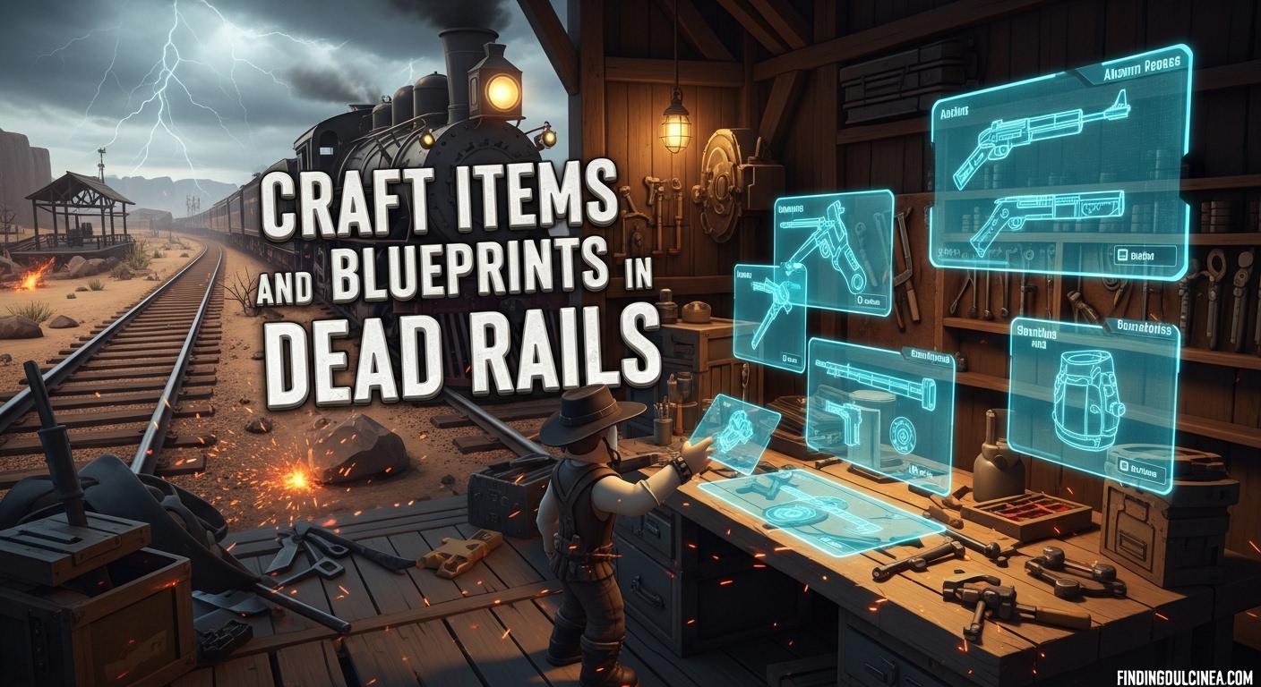 Craft Items and Blueprints in Dead Rails