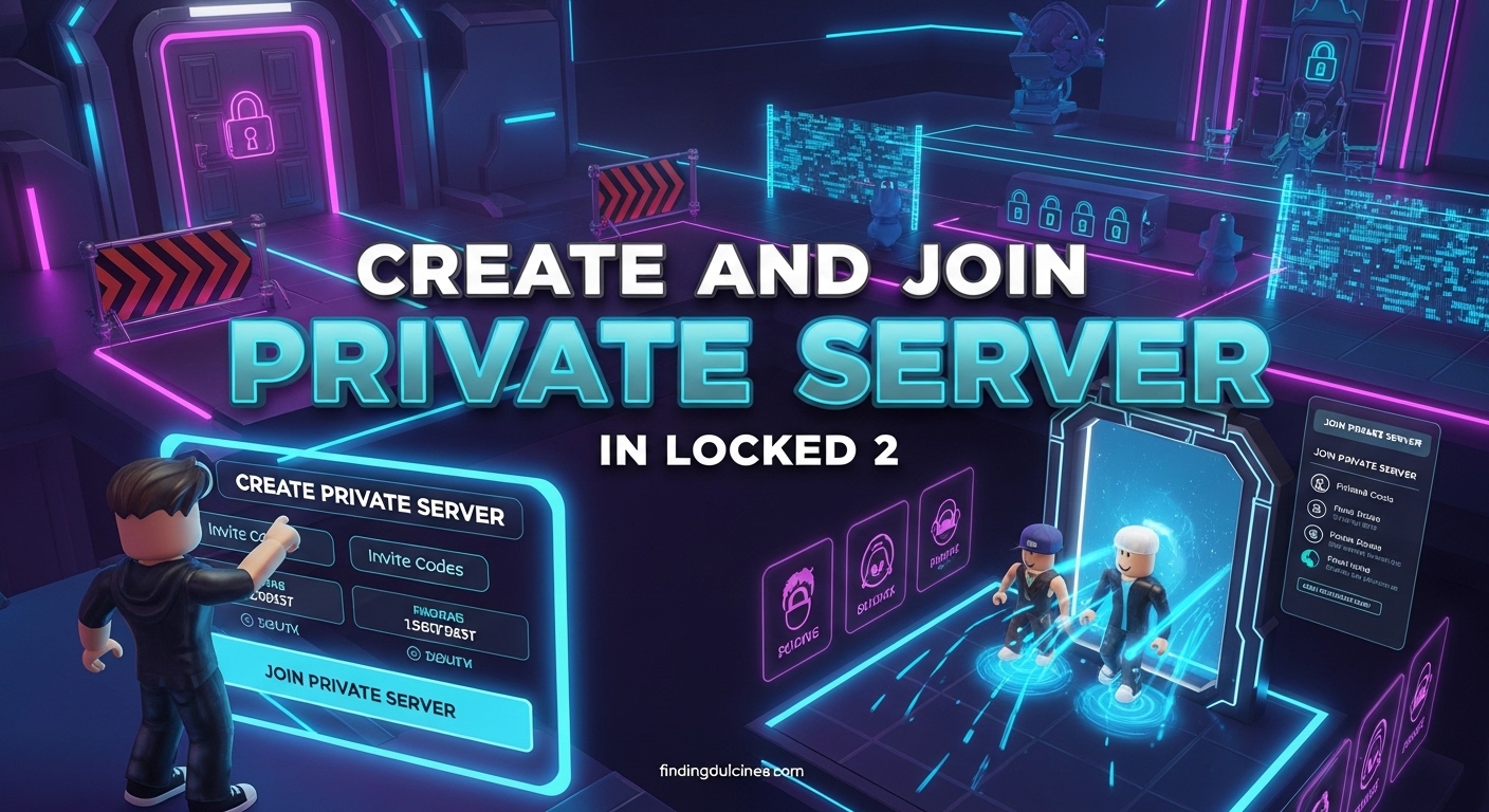 Create and Join Private Server in Locked 2