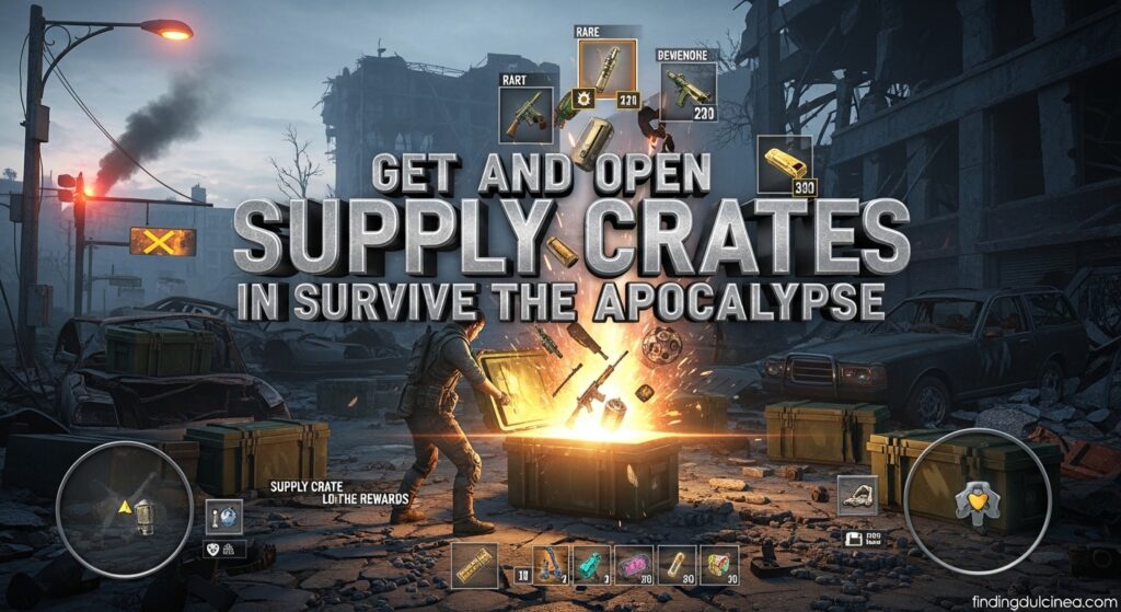 Current image: Get and Open Supply Crates in Survive the Apocalypse