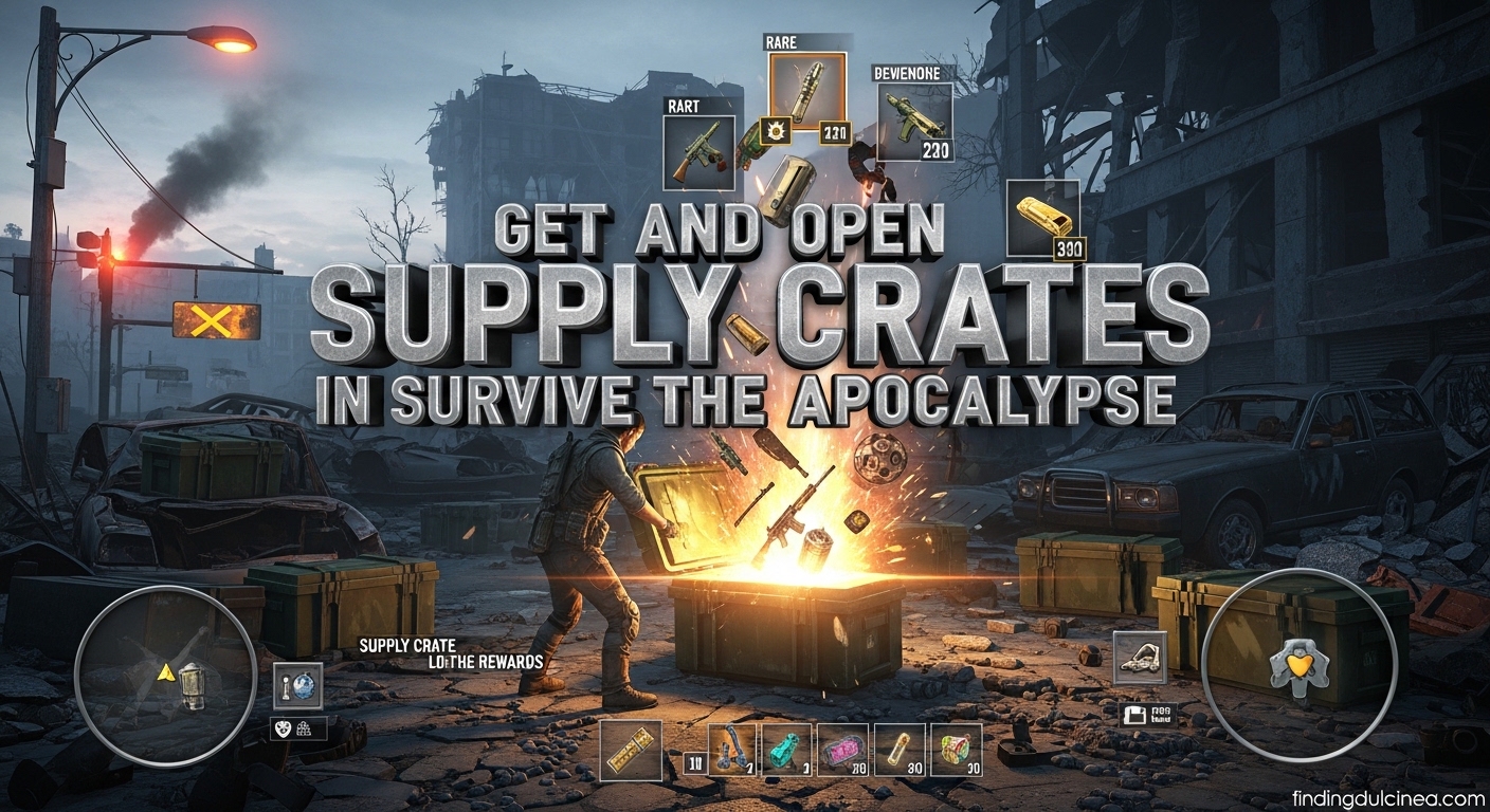 Get and Open Supply Crates in Survive the Apocalypse