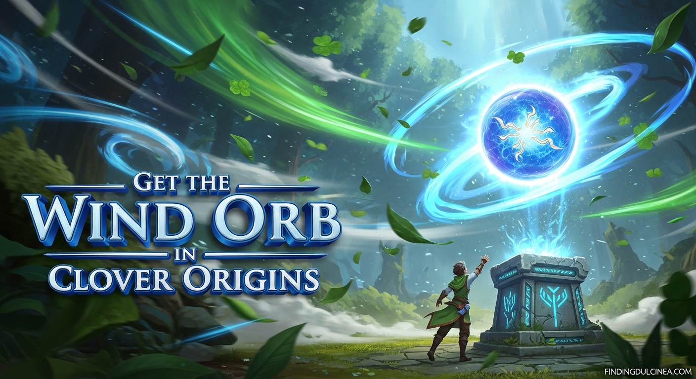 Get the Wind Orb in Clover Origins