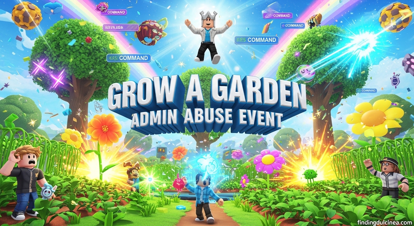 Grow a Garden Admin Abuse Event