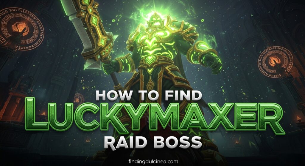 Current image: How to Find LuckyMaxer Raid Boss