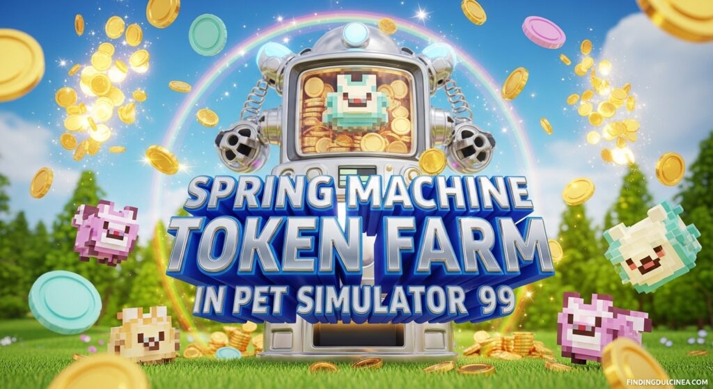 Current image: Spring Machine Token Farm in Pet Simulator 99