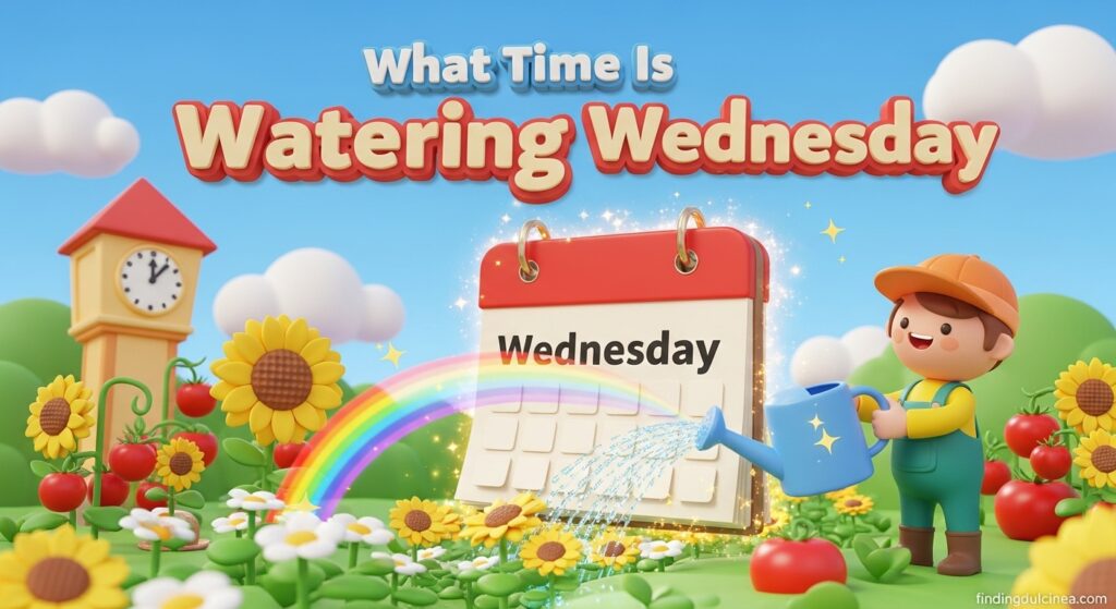 Current image: What Time Is Watering Wednesday in Grow a Garden