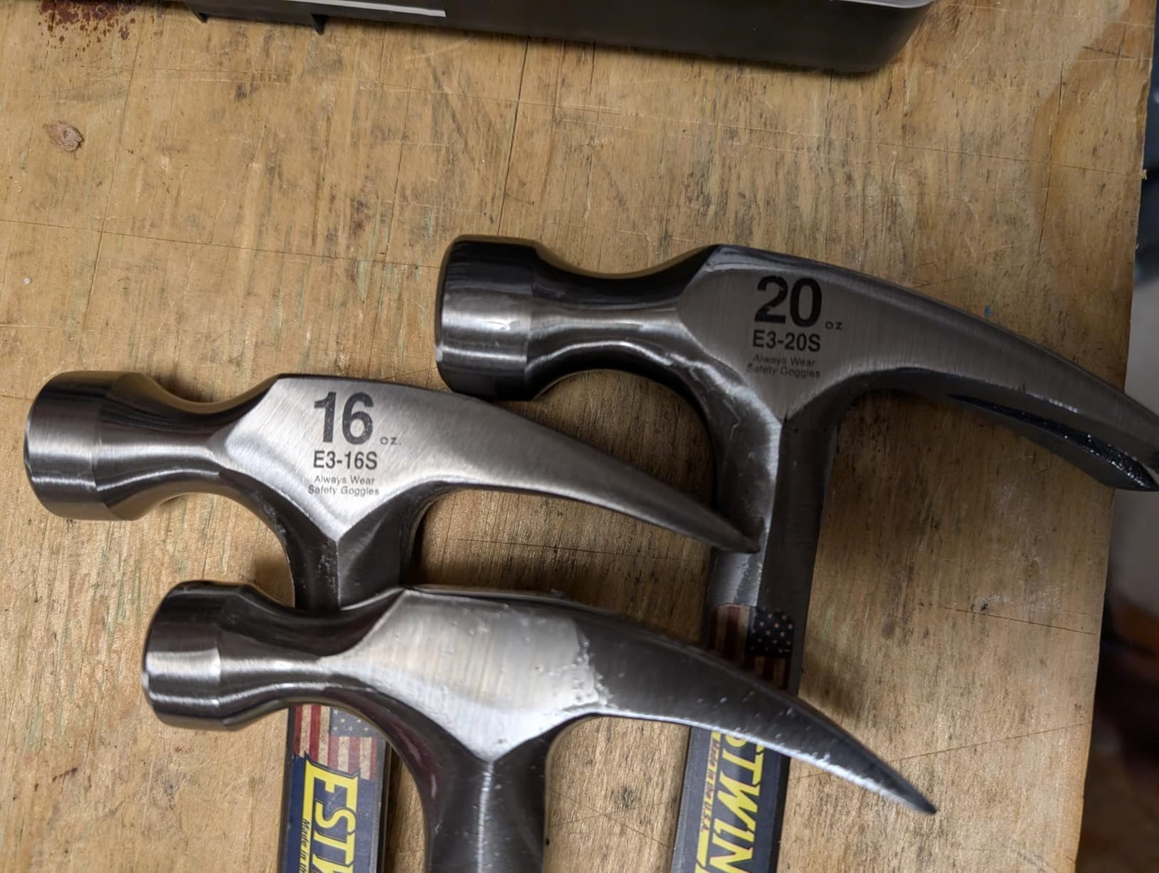 ESTWING Hammer - 16 oz USA Made Straight Rip Claw Hammer with Smooth Face & Shock Reduction Grip - E3-16S customer photo 2