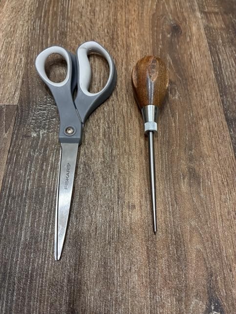 General Tools Scratch Awl Tool with Hardwood Handle - Scribe, Layout Work, & Piercing Wood - Alloy Steel Blade customer photo 2