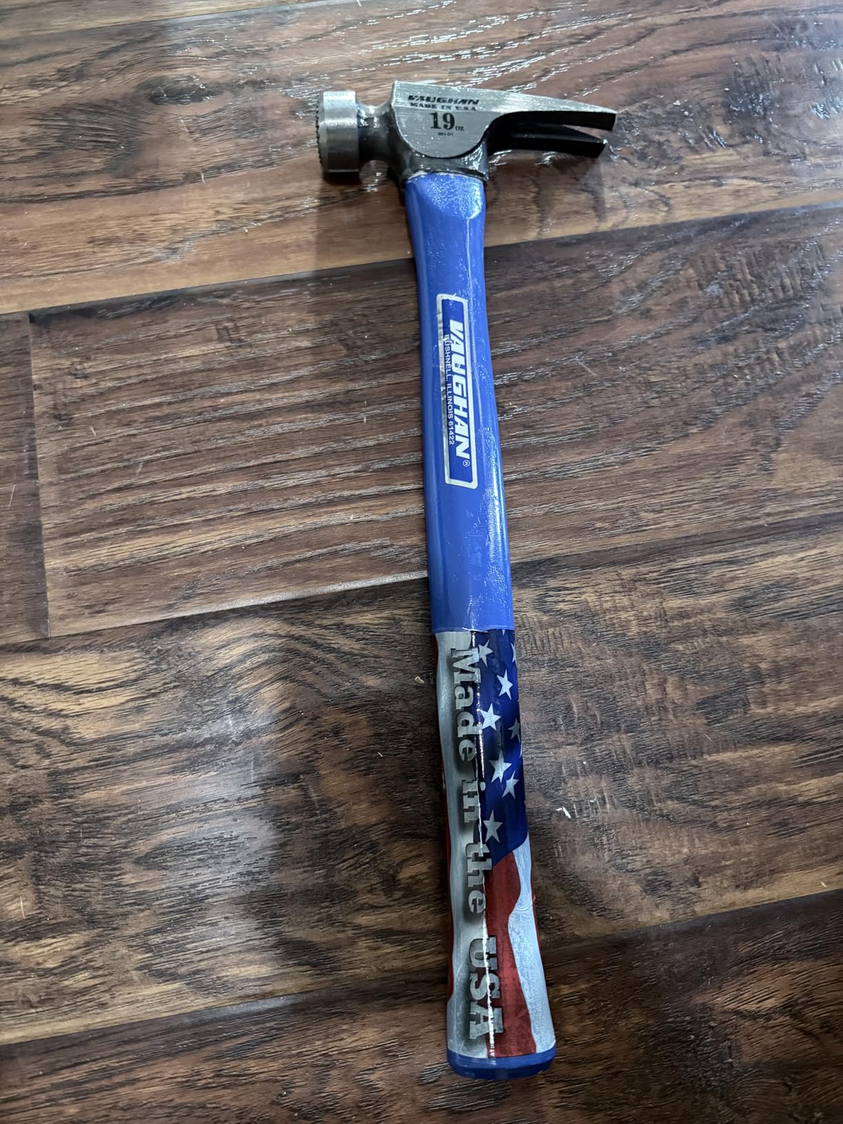 VAUGHAN CF2-HC California Framer Hammer, 19 oz Milled, Nail Starter, Made In The USA, VN11604 customer photo 1