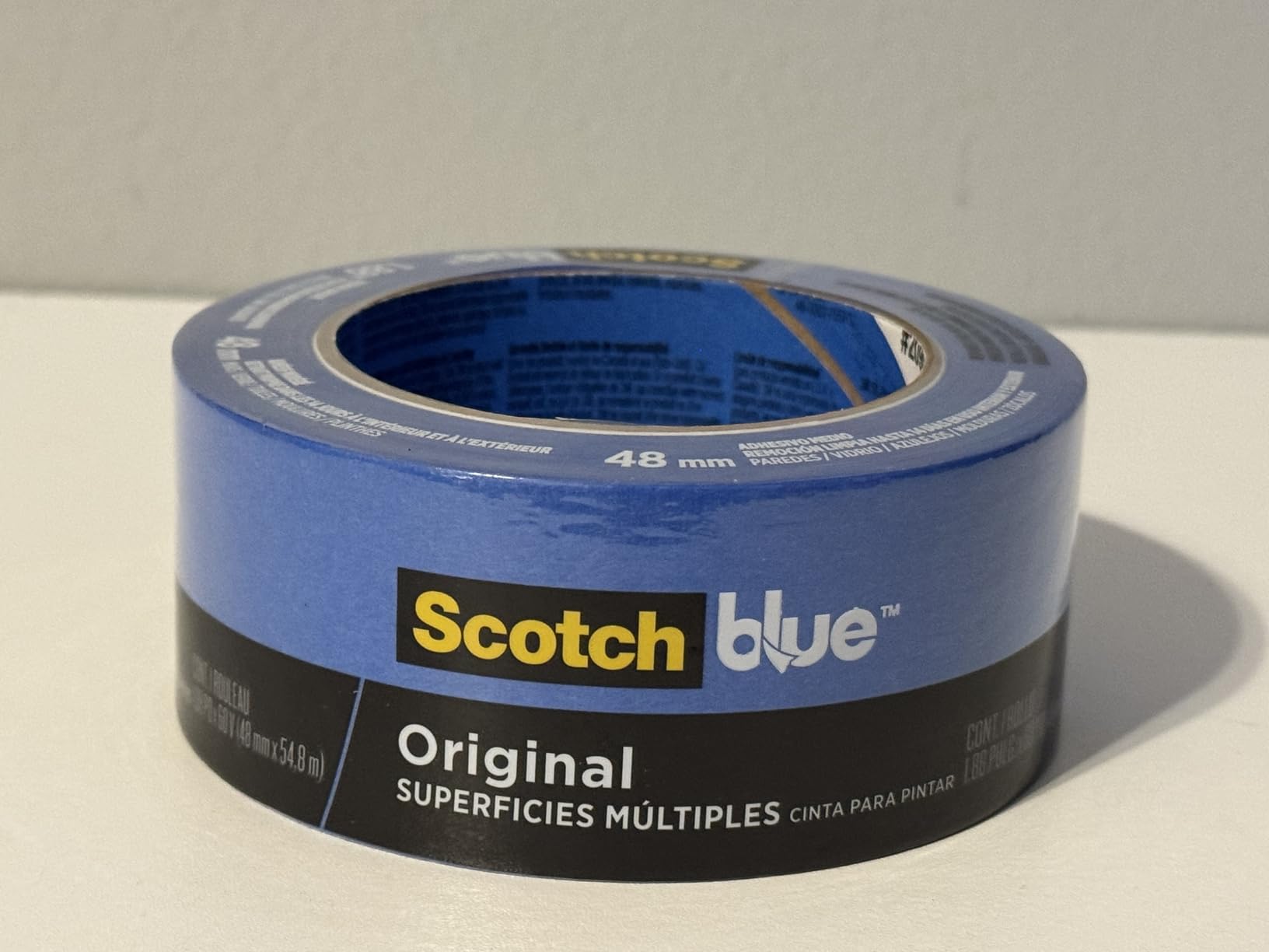 ScotchBlue Original Multi-Surface Painters Tape, 2 Inch Wide (1.88 in. x 60 Yds), 1 Roll Blue Paint Tape Protects Surfaces & Removes Easily customer photo 2