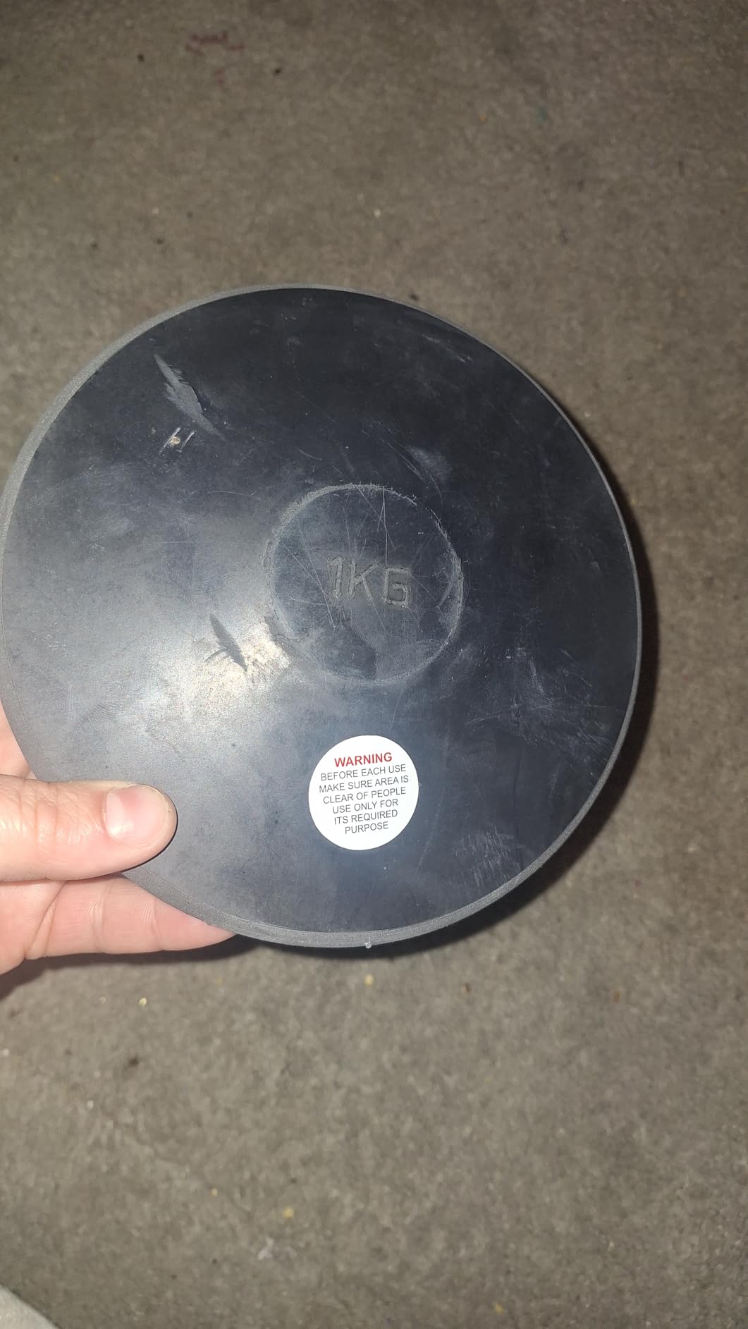Champion Sports Rubber Practice Discus customer photo 2