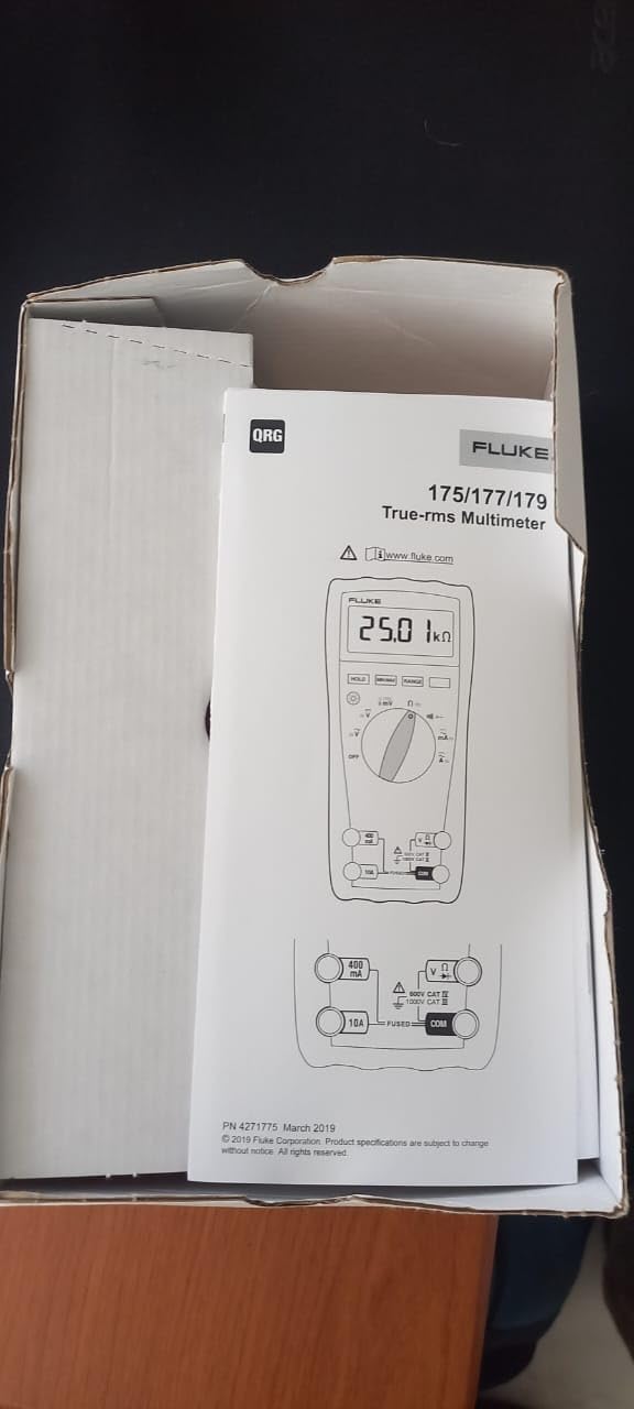 179 Multimeter with Backlight, Includes Built-In Thermometer to Measure Temperature, Measures True-RMS AC Current and Voltage, Frequency, Capacitance, Resistance, Continuity and Diode customer photo 1
