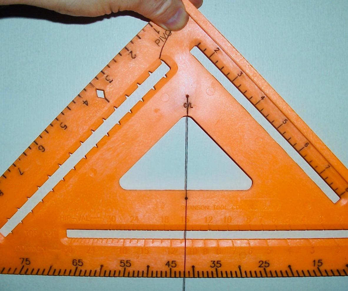 Swanson Tool Co., Inc T0701 12 inch Orange Composite Speedlite Speed Square Layout Tool customer photo 1