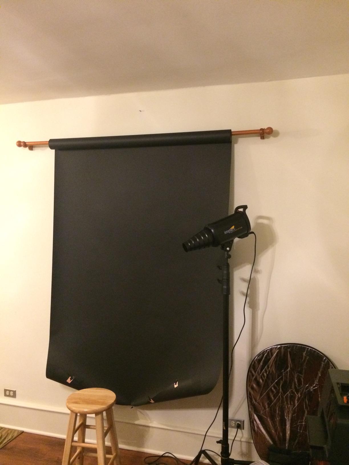 Savage Seamless Paper Photography Backdrop - Color #46 Tech Green, Size 107 Inches Wide x 36 Feet Long customer photo 2