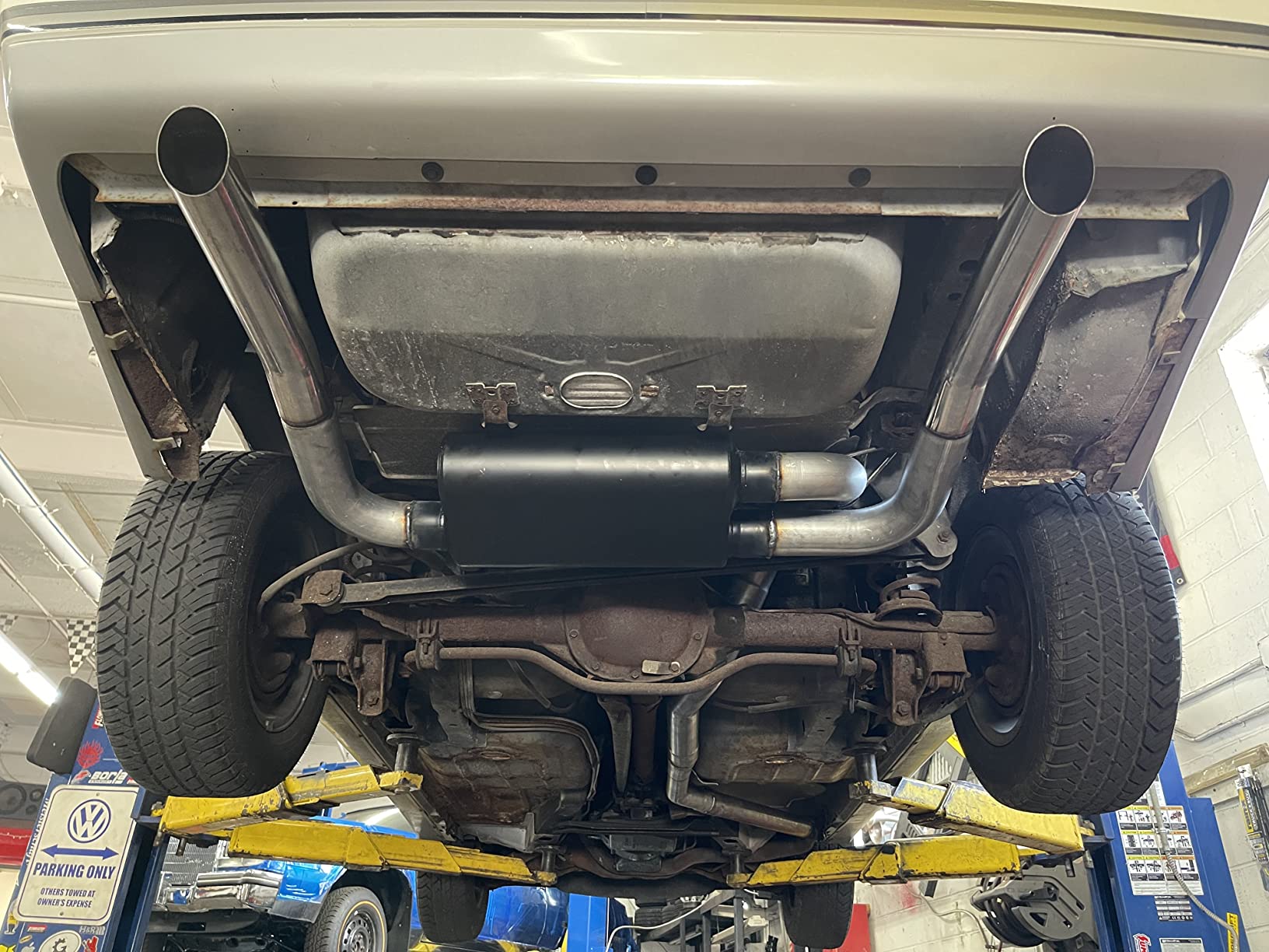 Flowmaster 17234 American Thunder Cat-Back Exhaust Kit 3 Inch Aluminized Steel Polished 304 Stainless Tips Compatible with 1986-1991 Chevy Camaro Pontiac Firebird V8 customer photo 1