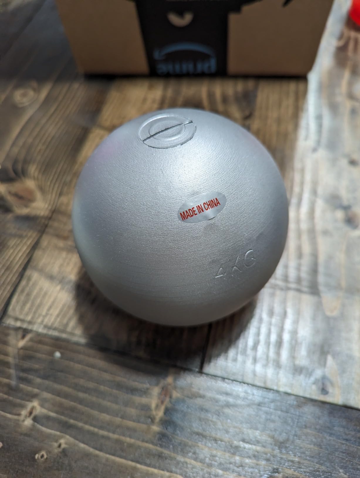 Champion Sports Iron Shot Put - Durable Track & Field Training Shot, Multiple Weights customer photo 2