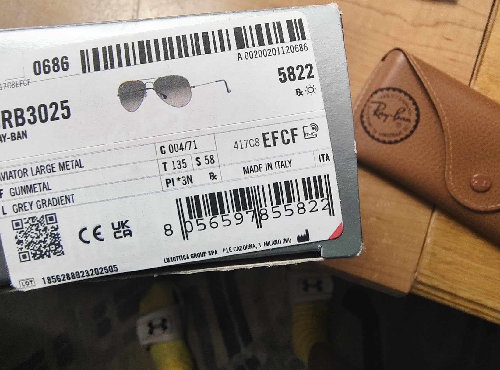 Ray-Ban RB3025 Classic Aviator Sunglasses customer photo 1