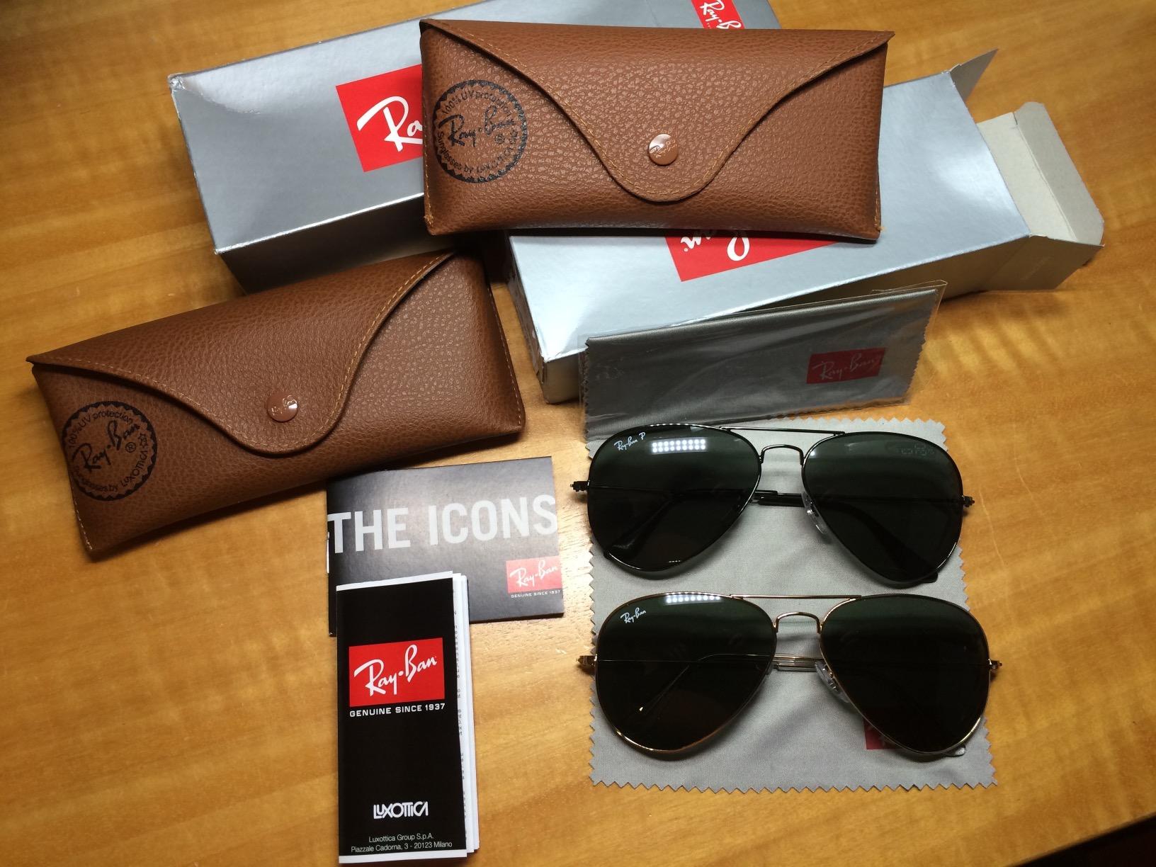 Ray-Ban RB3025 Classic Aviator Sunglasses customer photo 2
